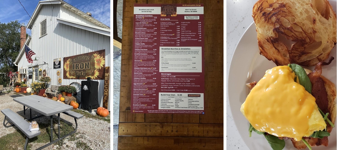 Branding Iron Cafe Menu