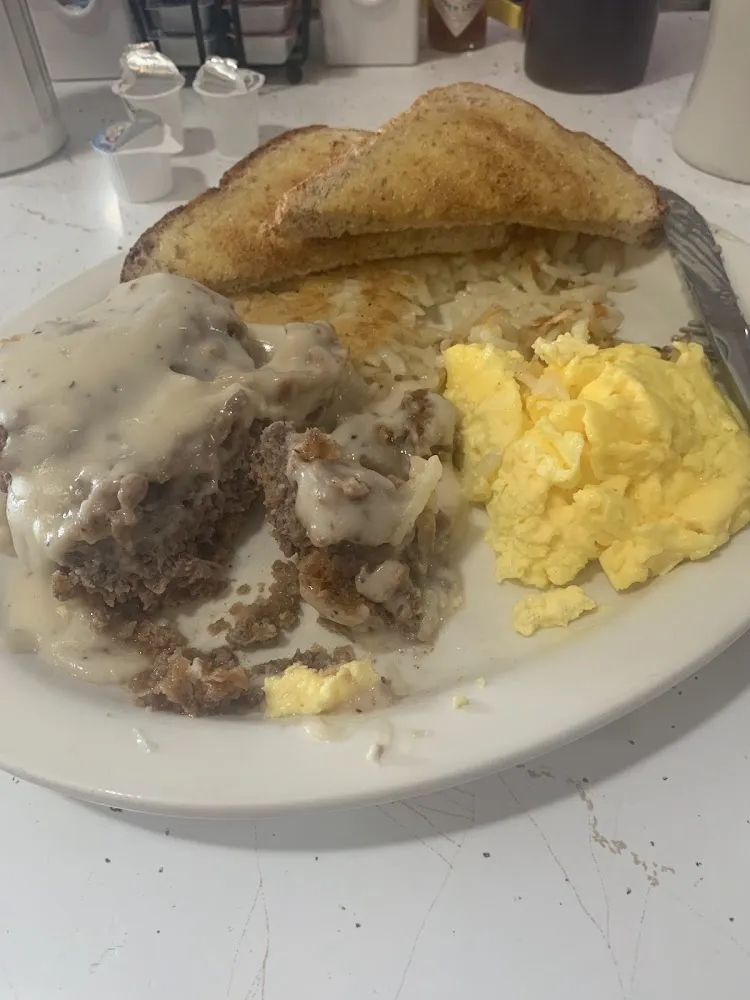 Chicken Fried Steak and Eggs